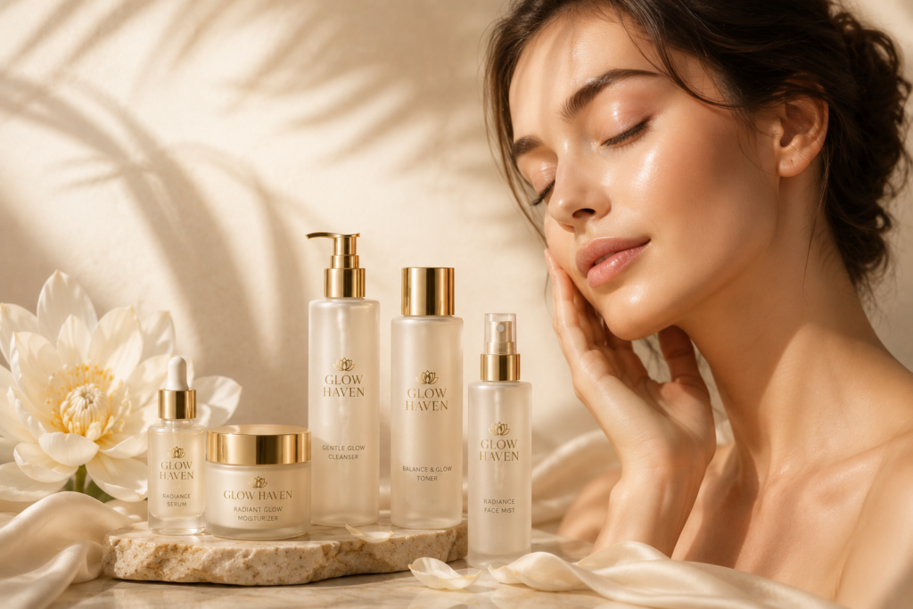 Glow Haven Ayurvedic skincare products